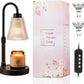 Candle Warmer Lamp with Timer, Dimmable Candle Warmer for Jar Candles, Height Adjustable Wax Melts Warmer, Birthday Gifts for Women Mom, House Warming Gifts New Home Decor