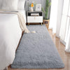 Soft Runner Rugs for Bedroom Living Room Plush Fluffy Rug 2X6 Feet, Shag Furry Area Rug Carpet Non Shedding for Nursery Children Kids Girls Room Home Decorative, Grey