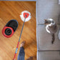 Easywring Microfiber Spin Mop, Bucket Floor Cleaning System, Red, Gray, Standard