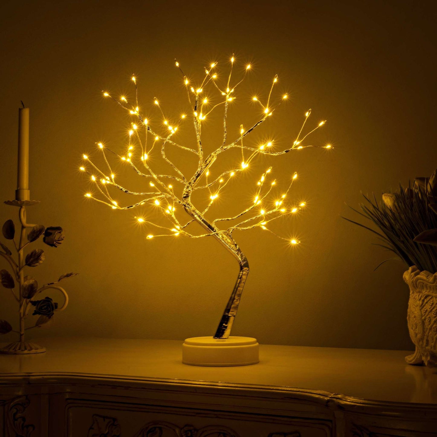LED Fairy Light Spirit Tree – Decorative Touch Light for Bedroom & Living Room Ambiance