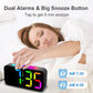 Loud Alarm Clocks for Bedrooms Heavy Sleepers, Plug-In Digital Bedside Clock with Night Light, Large Display, Dual Alarm, Snooze, Dimmable for Kids Teens Boys Girls