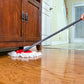 Easywring Microfiber Spin Mop, Bucket Floor Cleaning System, Red, Gray, Standard